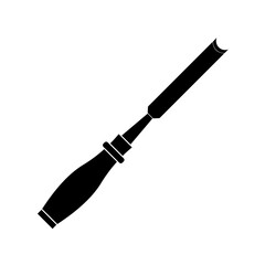 Chisel Icon Shadow Reflection Design