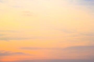 Fototapeta na wymiar Cloud and sunset in the sky