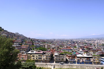 Fototapeta na wymiar view of the city of Hatay. hatay provience - antakya city. cityscape