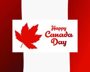 Vector illustration for Happy Canada Day