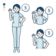 simple nurse woman_Counting-as-5