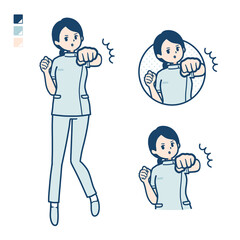 simple nurse woman_Punch