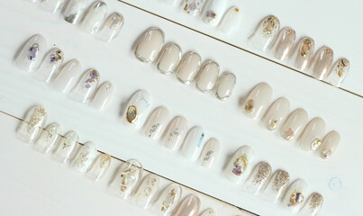 ネイルチップ/ジェルネイル/nail tip sample
