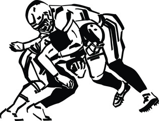 the vector illustration of the golf player with a niblick