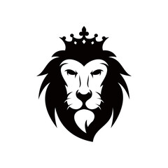 Fototapeta na wymiar Head lion king logo vector. Lion logo