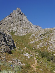 Hiking trail of the Table Mountain