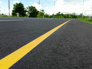 Yellow traffic line color For the safety of traveling