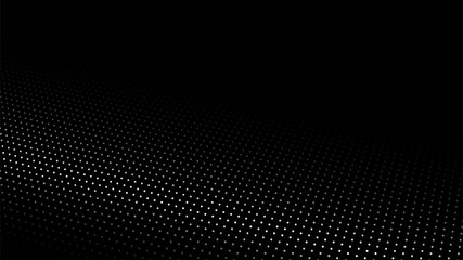 Grid on dark background. 3d perspective wireframe. Big data. Technology background. Abstract background. Connecting dots and lines. 3D rendering.