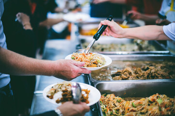 Free food for poor and homeless : Food concept of hope