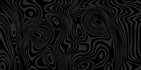 Fototapeta premium Optical illusion wide banner, background with distorted lines