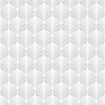 Fan seamless abstract geometric pattern