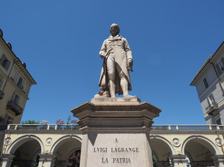 Lagrange statue in Turin