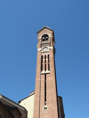 Fototapeta na wymiar San Giuseppe church steeple in Turin