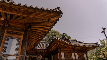 Naklejka premium Korean tradition Building