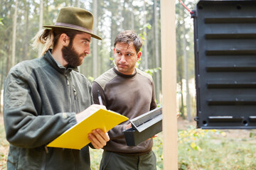 Control the efficiency of bark beetle trap