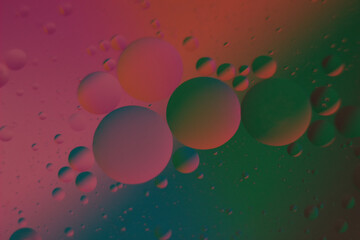 Iridescent colors made from a mixture of water and oil. Inspration background.
