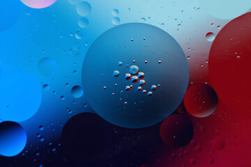 Iridescent colors made from a mixture of water and oil. Inspration background.
