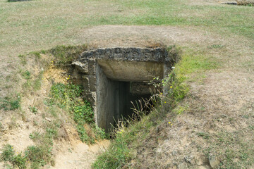 Ehemaliger Kriegsschauplatz am Omaha Beach