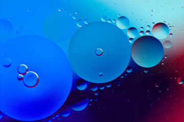 Iridescent colors made from a mixture of water and oil. Inspration background.
