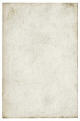 Vintage paper background isolated - (clipping path included)	