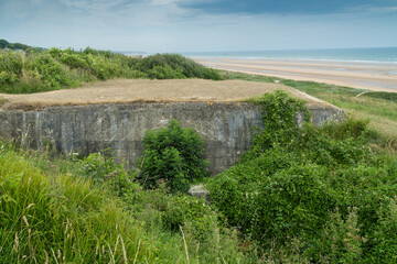 Ehemaliger Kriegsschauplatz am Omaha Beach
