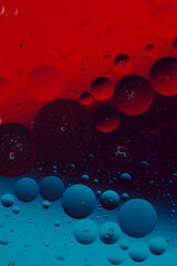 Iridescent colors made from a mixture of water and oil. Inspration background.
