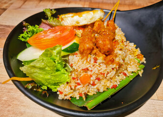 This is an image of yang Zhou fried rice.