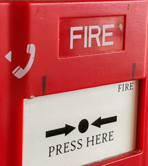 This is an image of fire alarm trigger
