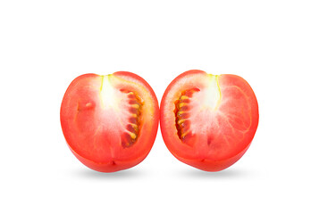 tomato isolated on a white background