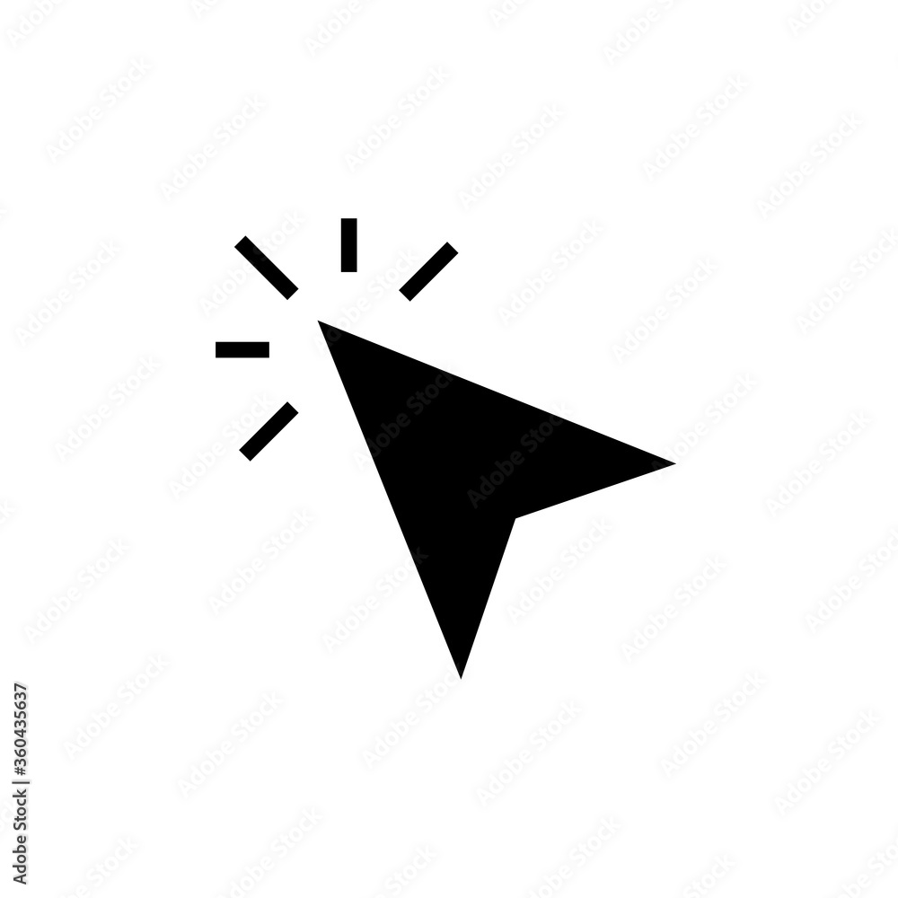 Poster computer mouse cursor arrow icon collection