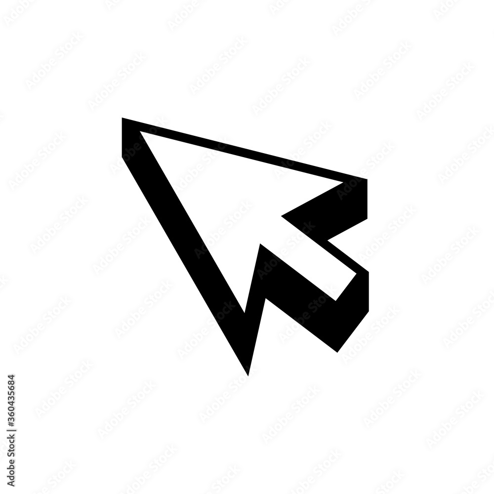 Poster computer mouse cursor arrow icon collection