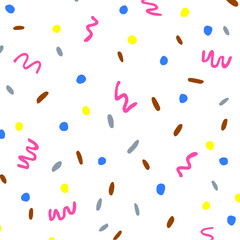 Seamless Confetti Pattern