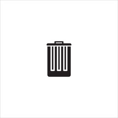 Trash can icon vector