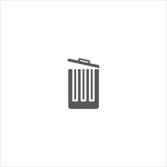 Trash can icon vector
