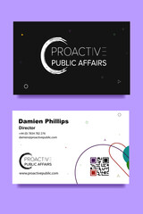 Business Card Template vector illustration design