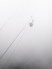 Österreich, Montafon, Tafamunt Seilbahn.