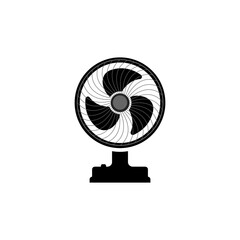 Fan Icon in Trendy Flat Design