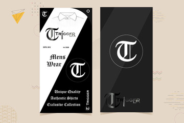 Clothing Hang tag vector illustration design