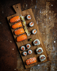 Sushi Variationen Lachs