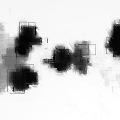 Obraz premium Black and white Geometric pattern with a rough texture background. Background texture wall and have copy space for text. Picture for creative wallpaper or design art work.