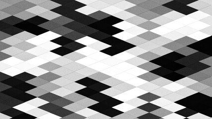 Black and white Geometric pattern with a rough texture background. Background texture wall and have copy space for text. Picture for creative wallpaper or design art work.