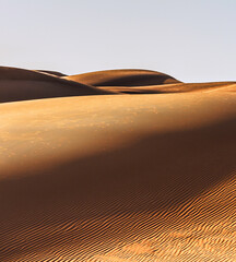 Fototapeta na wymiar Daytime desert views not far from Dubai.
