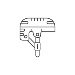 Helmet vector icon