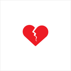 Heart love icon vector