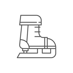 Ice skate icon. Skating symbol modern, simple, vector, icon for website design, mobile app, ui. Vector Illustration