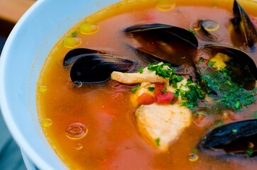 seafood tomato soup