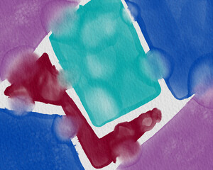 Watercolor abstract background hand painted texture background