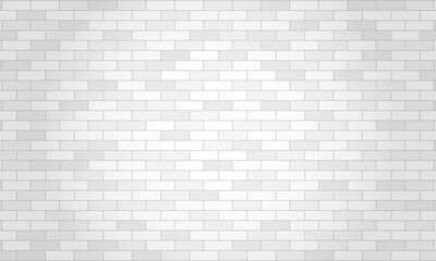 White and grey wall. Wallpaper Background. Brick wall. Vector illustration.