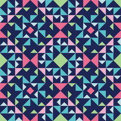 Naklejka na ściany i meble Diamond triangle seamless pattern background. Great for modern wallpaper, invitations, packaging design projects. Surface pattern design.