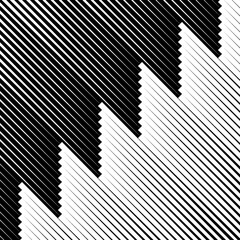 Diagonal stripes ornate. Lines pattern. Striped image. Linear background. Strokes ornament. Abstract wallpaper. Modern halftone backdrop. Digital paper, web design, textile print, vector artwork